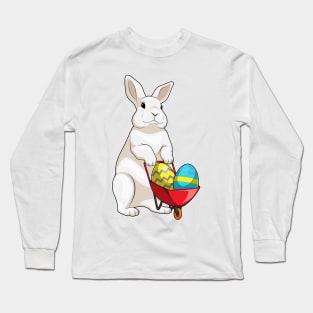 Bunny Easter Easter eggs Wagon Long Sleeve T-Shirt